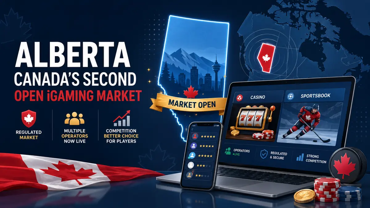 Illustration of Alberta's first month as an open iGaming market